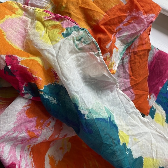 Kate Spade Saturday Half-Circle Scarf in Abstract - Picture 4 of 4